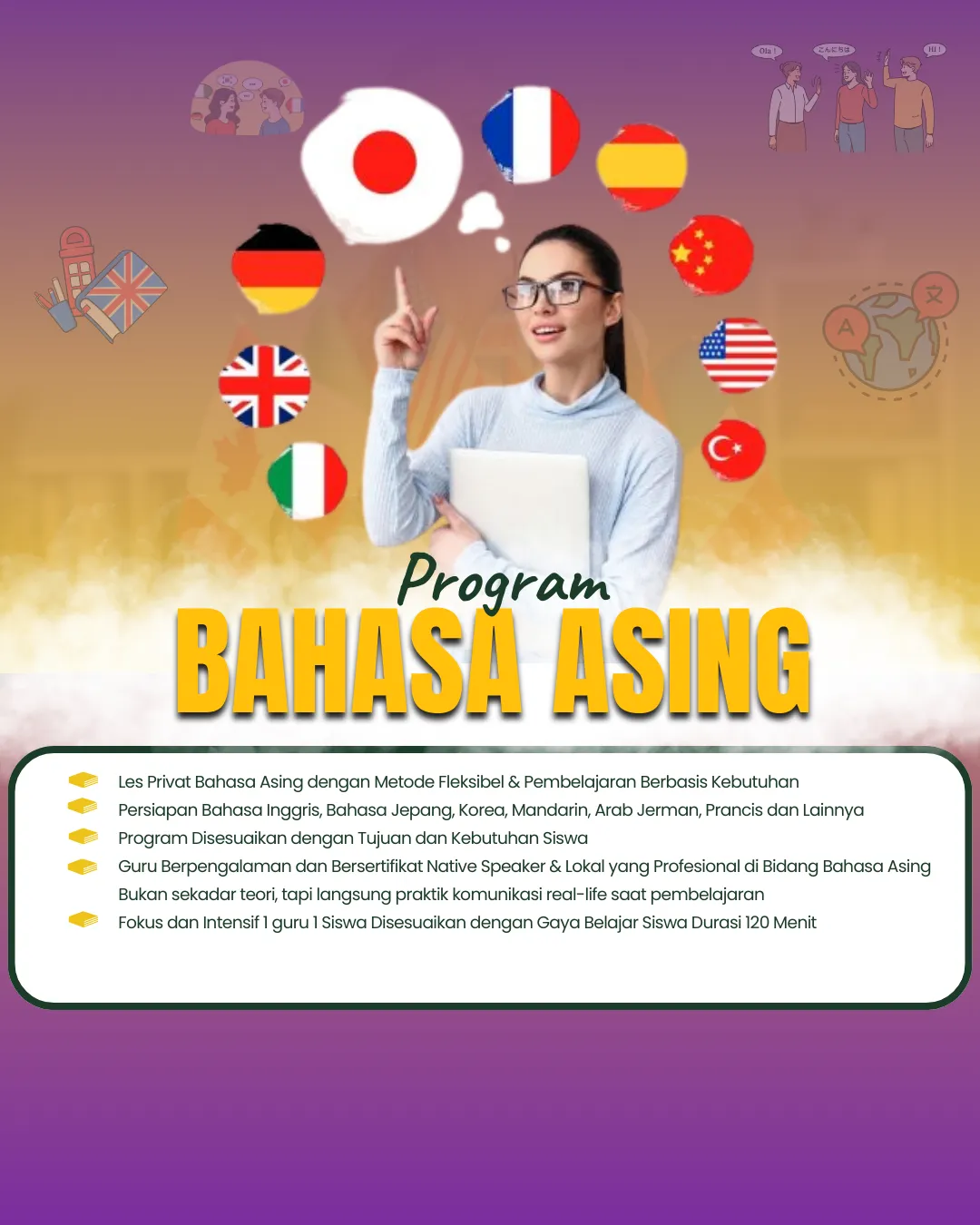 Les Privat Bahasa Asing